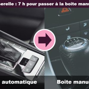 Passerelle boîte automatique vers boîte manuelle